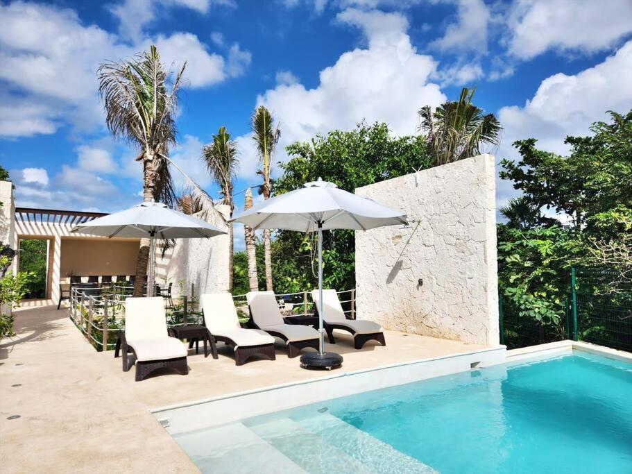 3 Bedroom Luxury Condo Next To Beach & Pools, Ac And Internet Akumal Ngoại thất bức ảnh